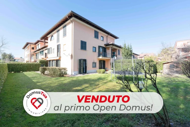 Trilocale arredato con taverna, ampio giardino e box