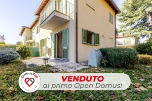 Bilocale con taverna, giardino e box