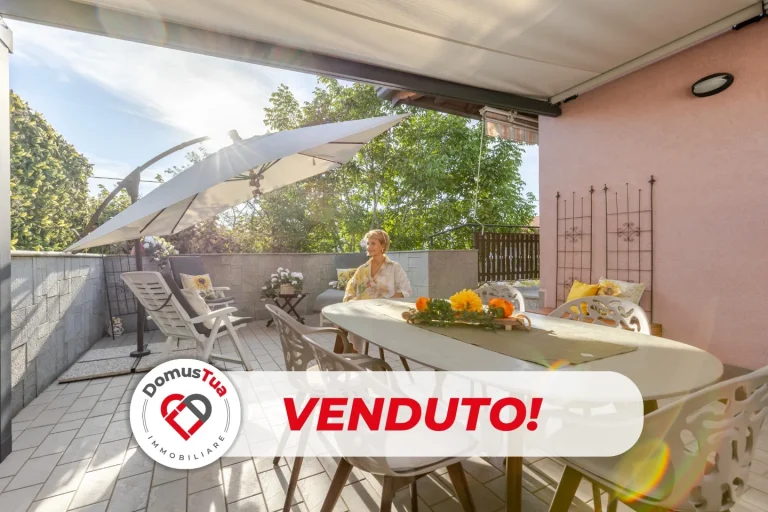3L in classe A2 con giardino terrazzo e box doppio