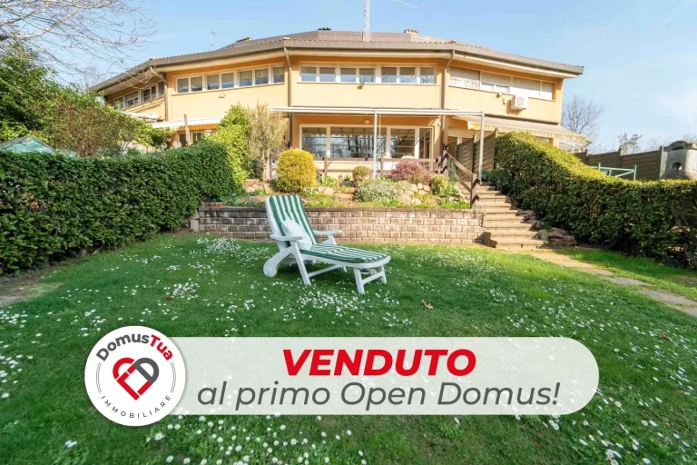 Villetta a schiera con 500 mq di giardino