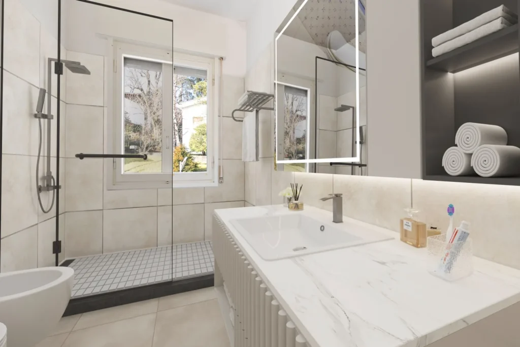 Villa bifamiliare con ampi spazi e giardino privato — foto 43