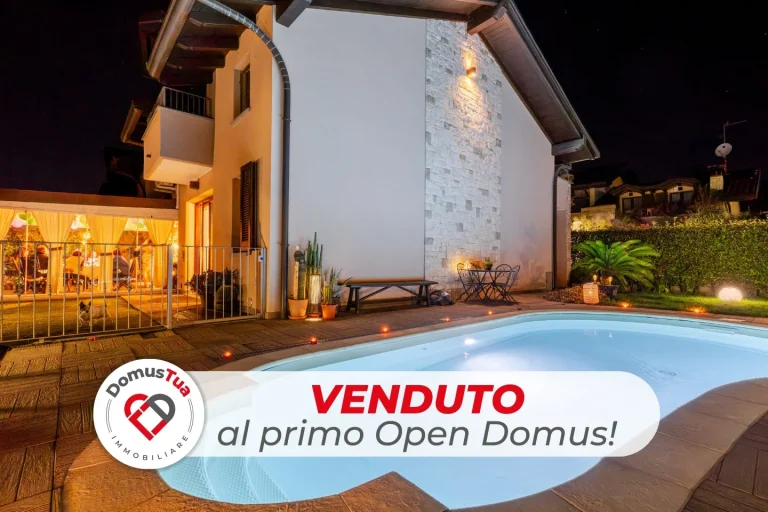 Villetta moderna con serra bioclimatica e piscina