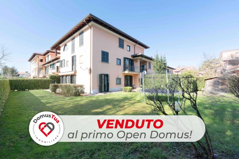 Trilocale arredato con taverna, ampio giardino e box