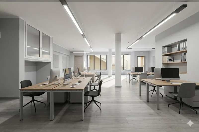 Ufficio Open Space Versatile di 95 mq — foto 13