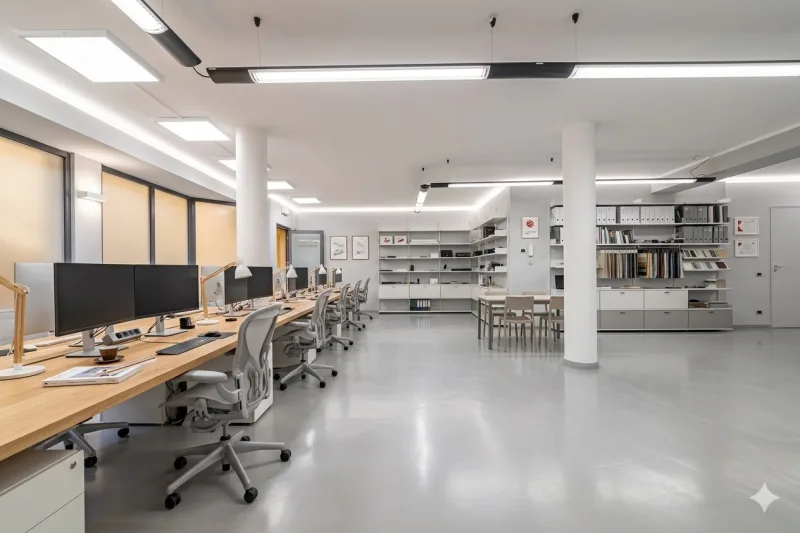Ufficio Open Space Versatile di 95 mq — foto 16