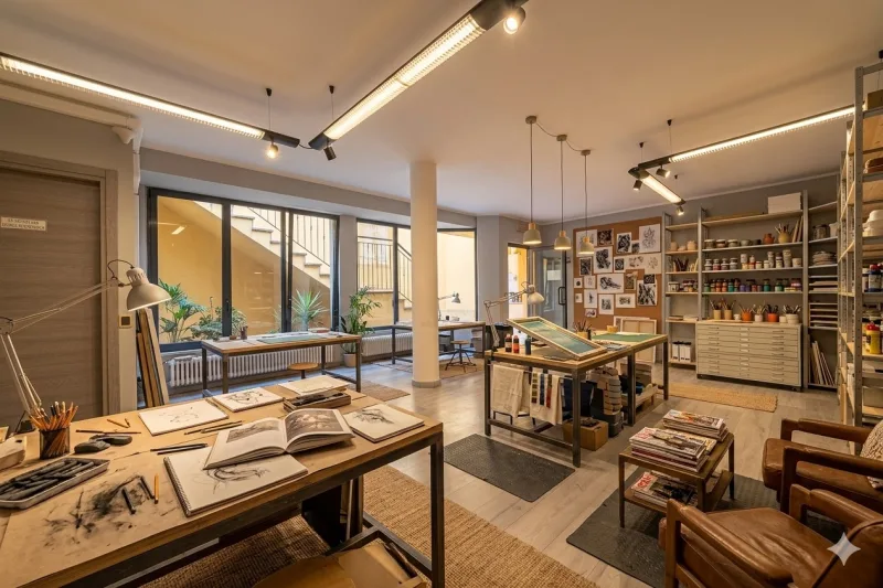 Ufficio Open Space Versatile di 95 mq — foto 4